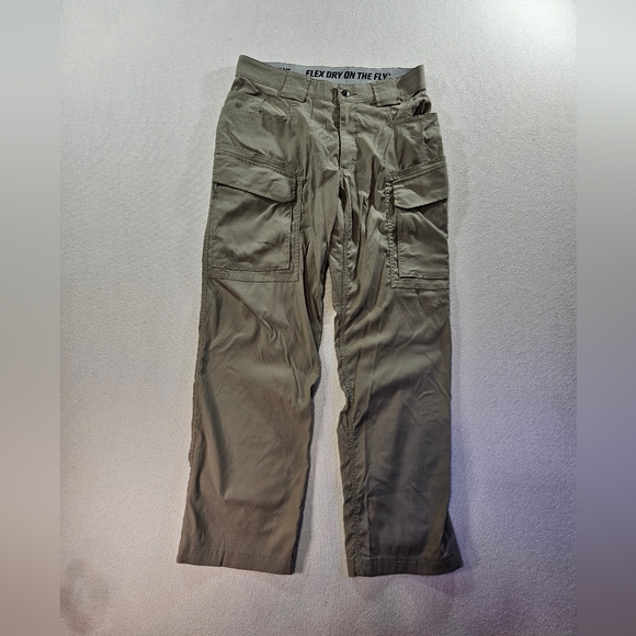 Duluth Trading Dry On The Fly Pants Men’s 32x30 Khaki - Picture 5 of 10